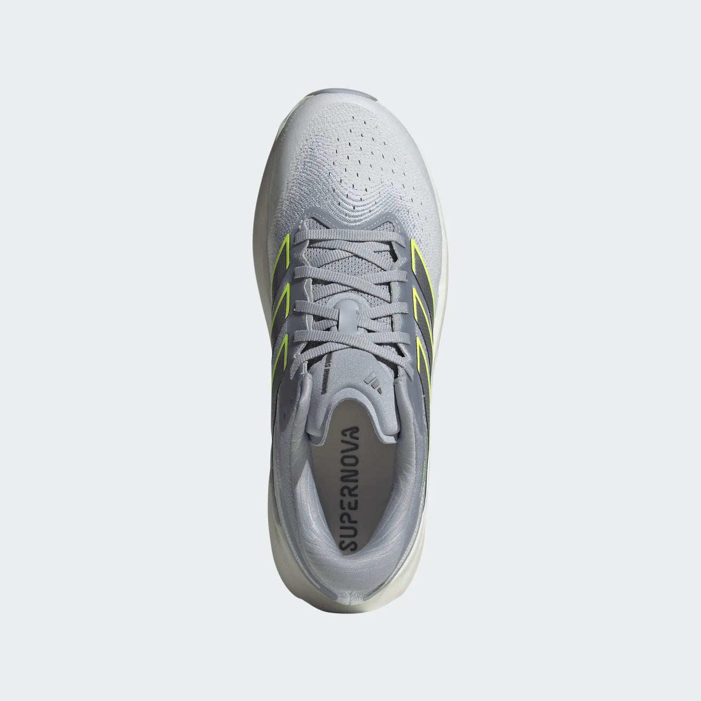 Adidas - Supernova Solution 3 - white / iron metal / yellow - Chaussures running hommes
