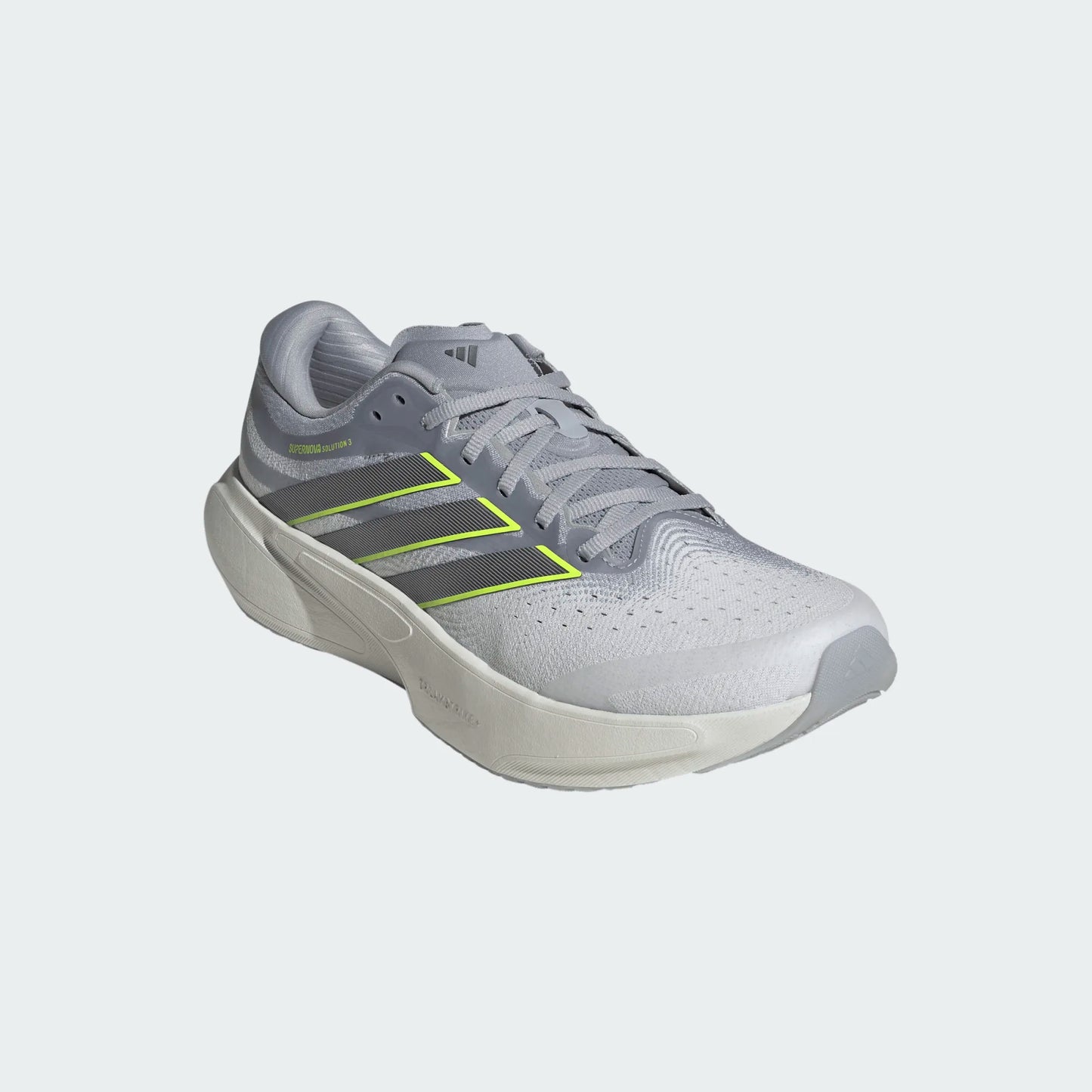Adidas - Supernova Solution 3 - white / iron metal / yellow - Chaussures running hommes