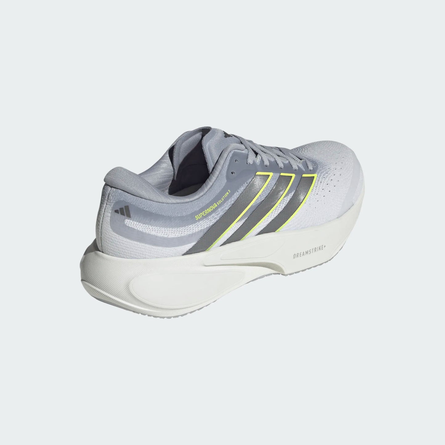 Adidas - Supernova Solution 3 - white / iron metal / yellow - Chaussures running hommes