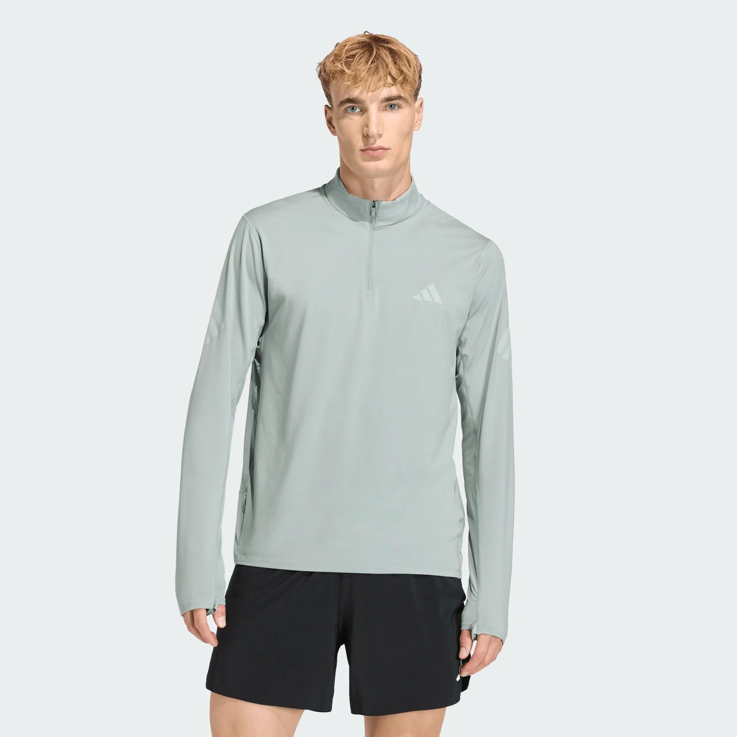 Adidas - ADI365 Iconic 1/2 Zip - Wonder Sage - Haut de running hommes