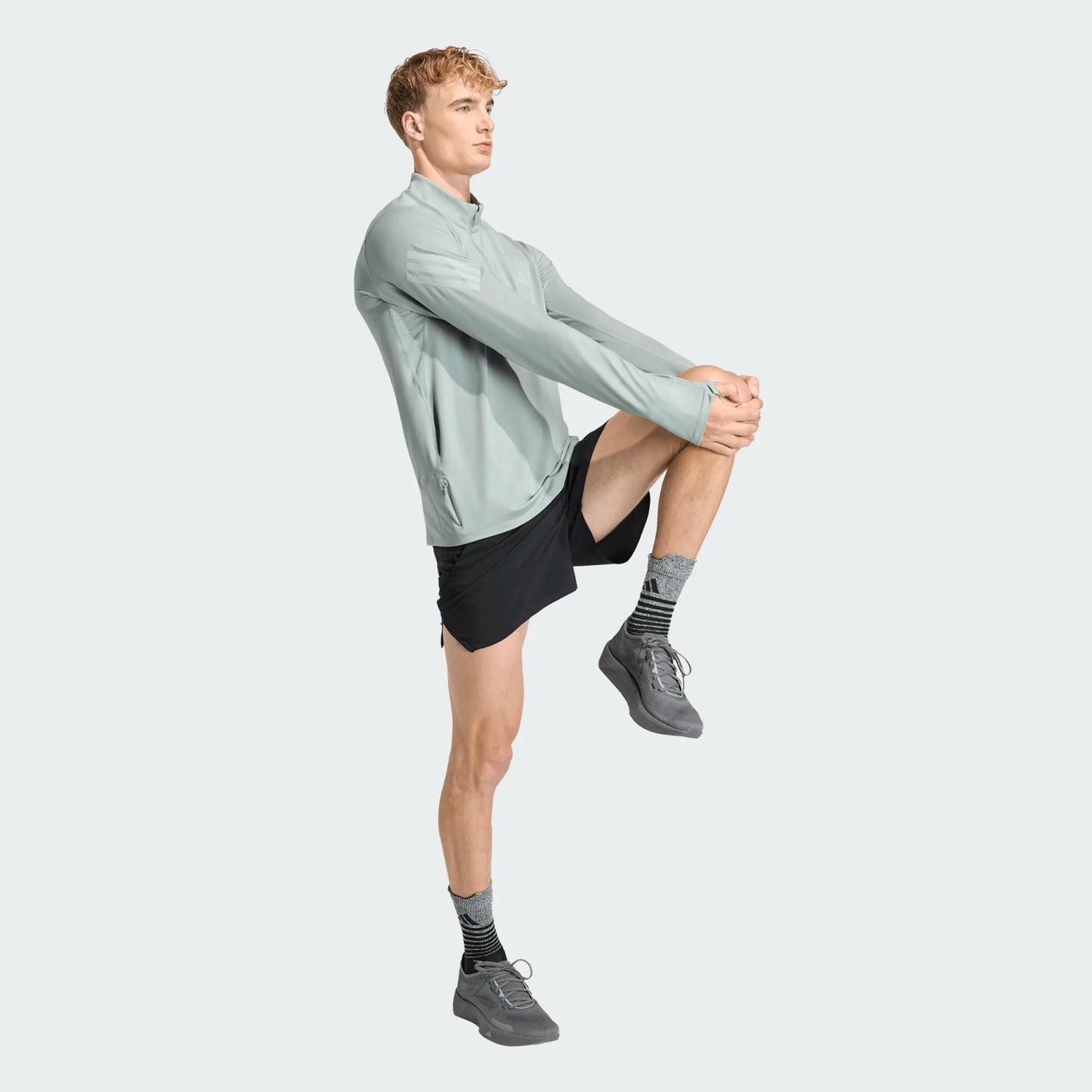 Adidas - ADI365 Iconic 1/2 Zip - Wonder Sage - Haut de running hommes