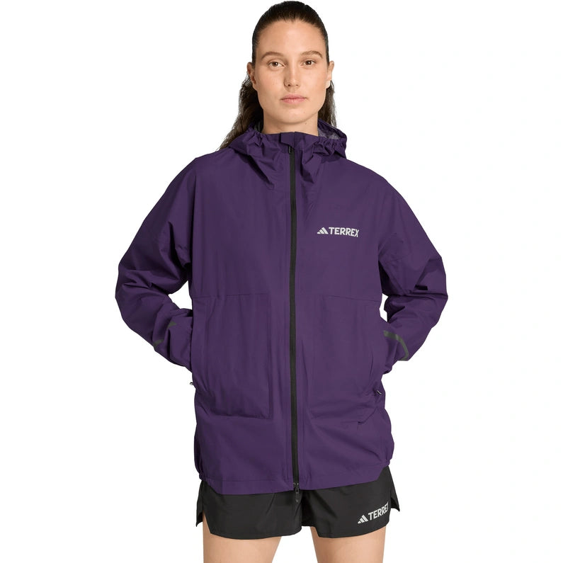 Adidas - Veste 2.5 couches Terrex Xperior Light RAIN.RDY - aurora plum - Veste running femmes