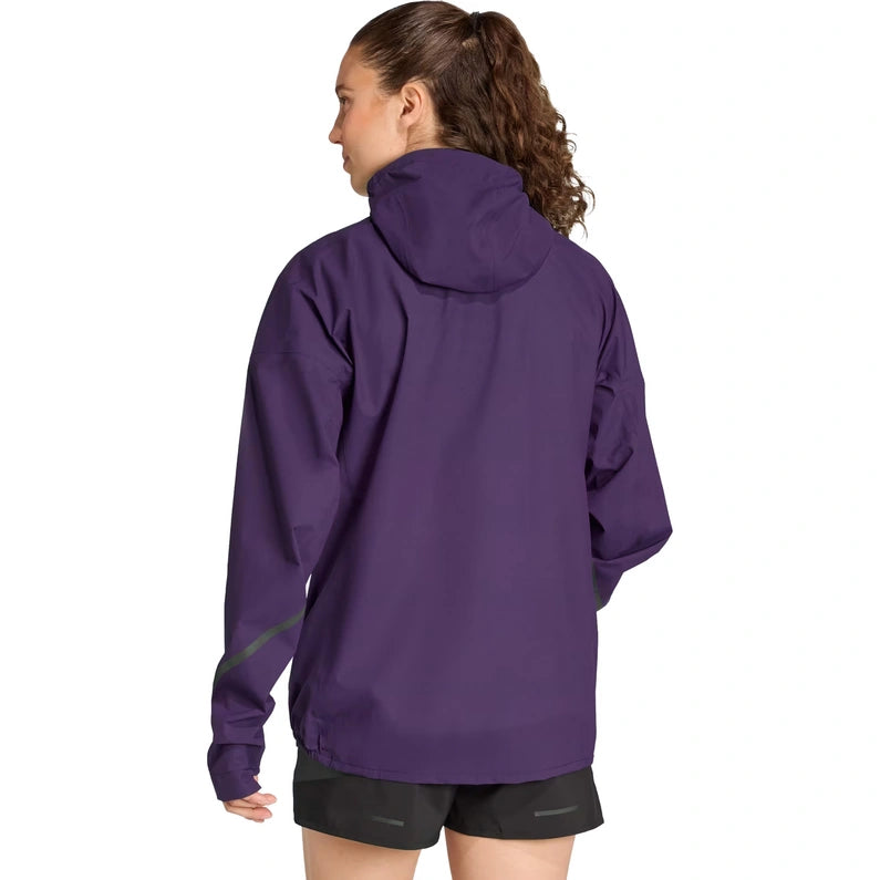 Adidas - Veste 2.5 couches Terrex Xperior Light RAIN.RDY - aurora plum - Veste running femmes