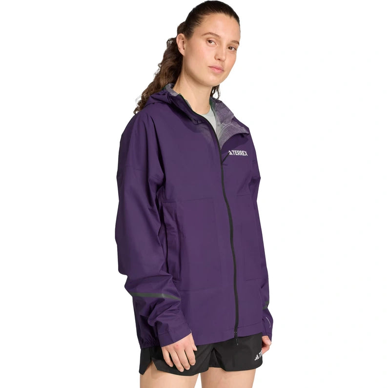 Adidas - Veste 2.5 couches Terrex Xperior Light RAIN.RDY - aurora plum - Veste running femmes