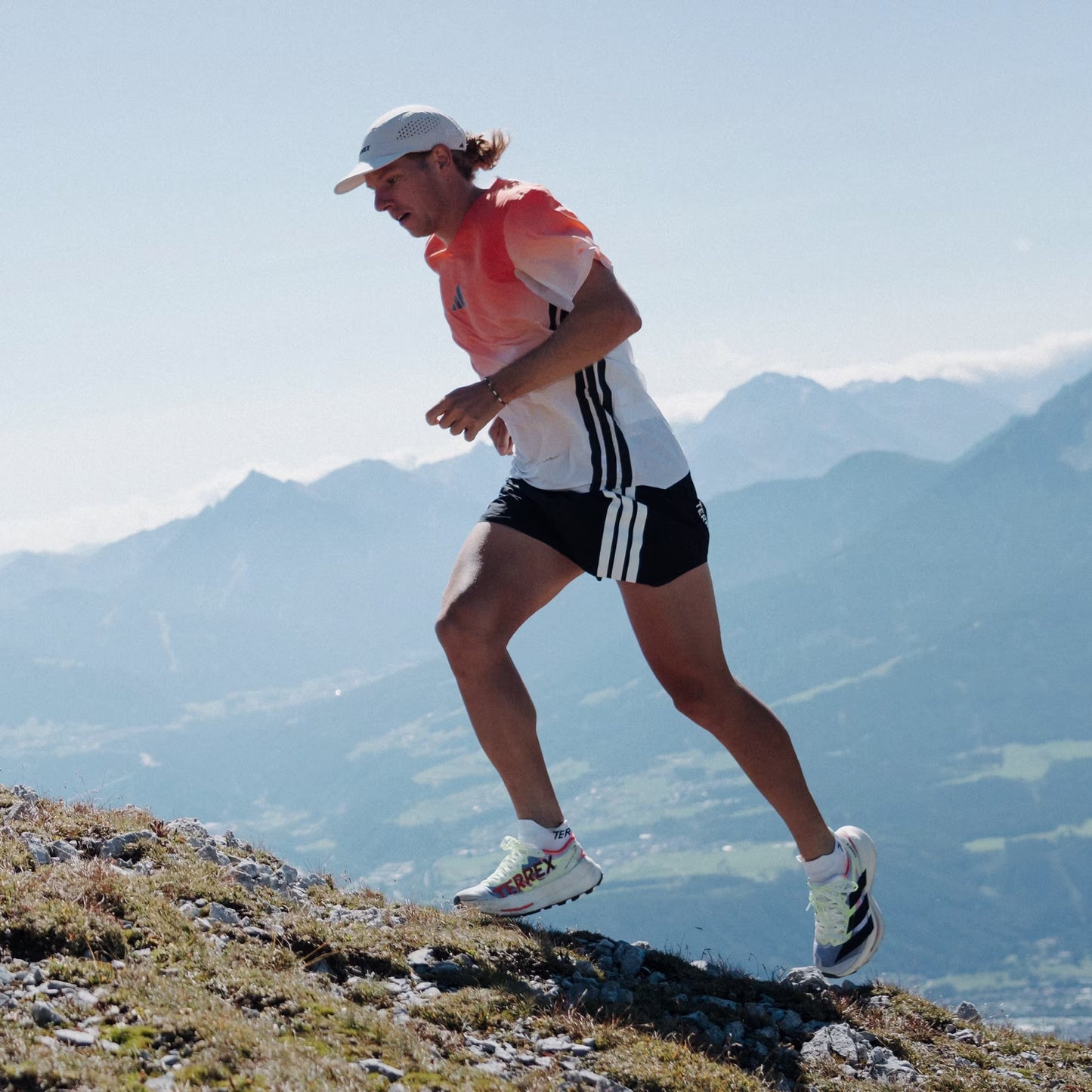 Adidas - Terrex Agravic Speed Ultra 2 - Cloud White / Core Black / Semi Impact Orange - Chaussures trail running hommes