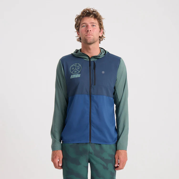 Roark Run Amok - Secondwind 3.0 Jacket Packable - slate green - veste running hommes