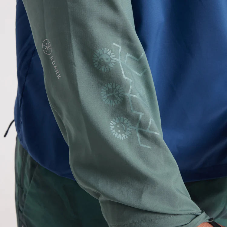 Roark Run Amok - Secondwind 3.0 Jacket Packable - slate green - veste running hommes