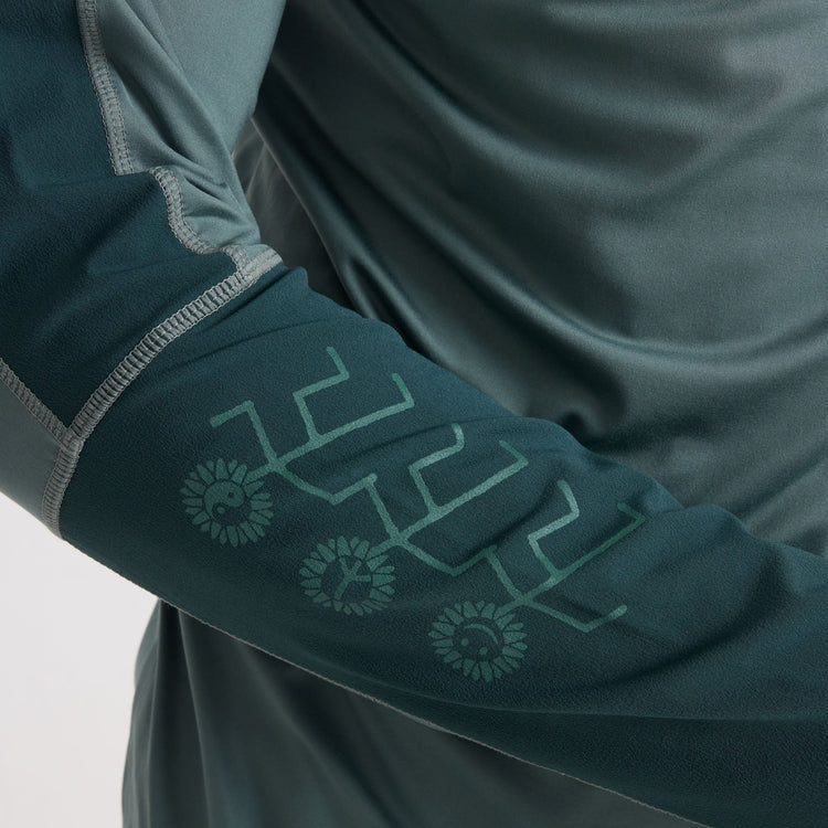 Roark Run Amok - Grinnell Active Hoodie - dark forest - teeshirt running hommes