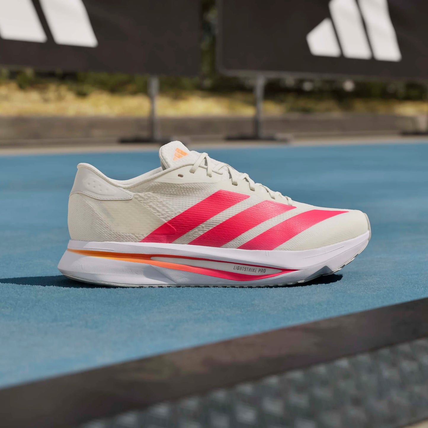 Adidas - Adizero SL2 - Off White / Pure Orange / Lucid Red - Chaussures de running hommes
