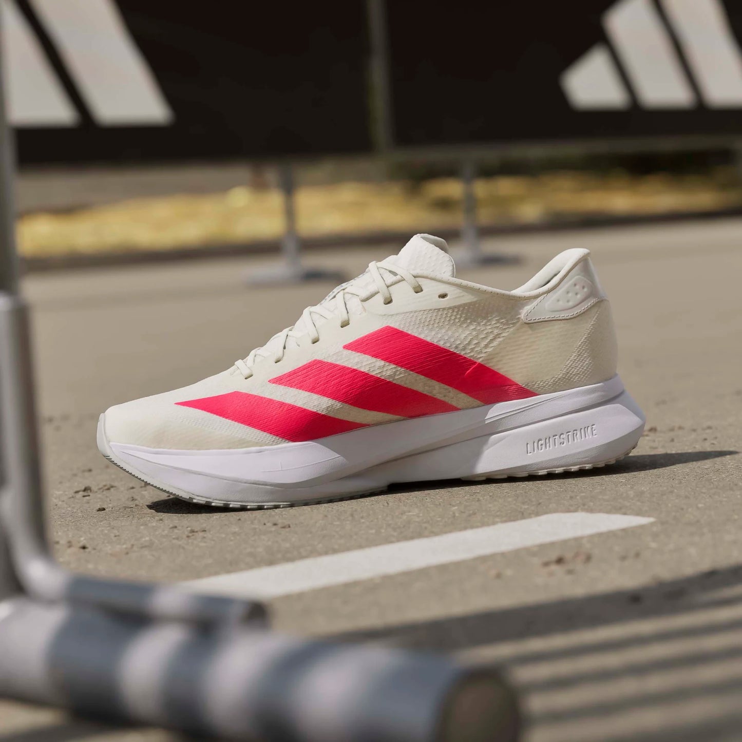 Adidas - Adizero SL2 - Off White / Pure Orange / Lucid Red - Chaussures de running hommes