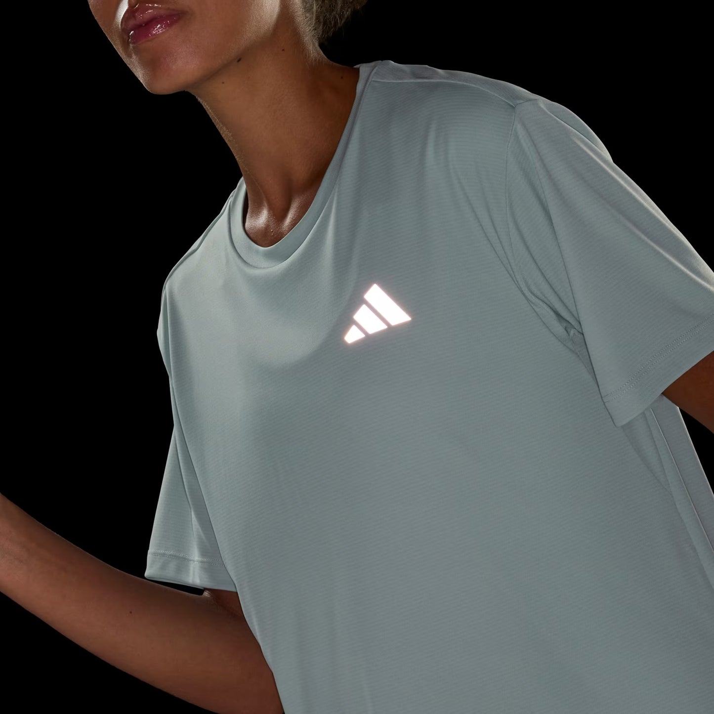Adidas - ADI365 Essential Tee - Wonder Sage - teeshirt running femmes
