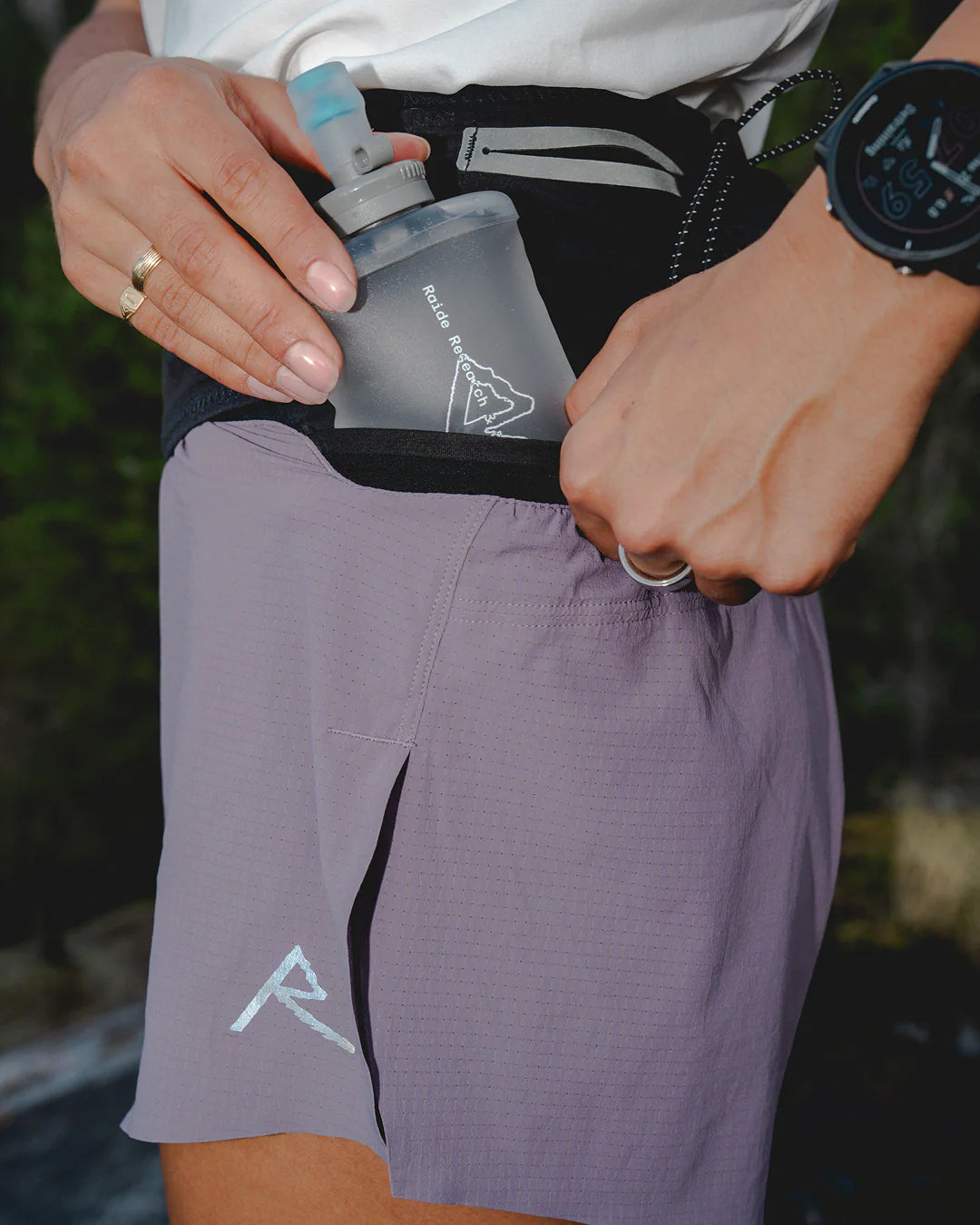 Raide Research - Men's TrailTech Short - black - Short running hommes