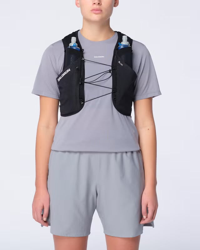 Salomon - S/Lab Pulsar 3 - black / white - gilet d’hydratation unisexe