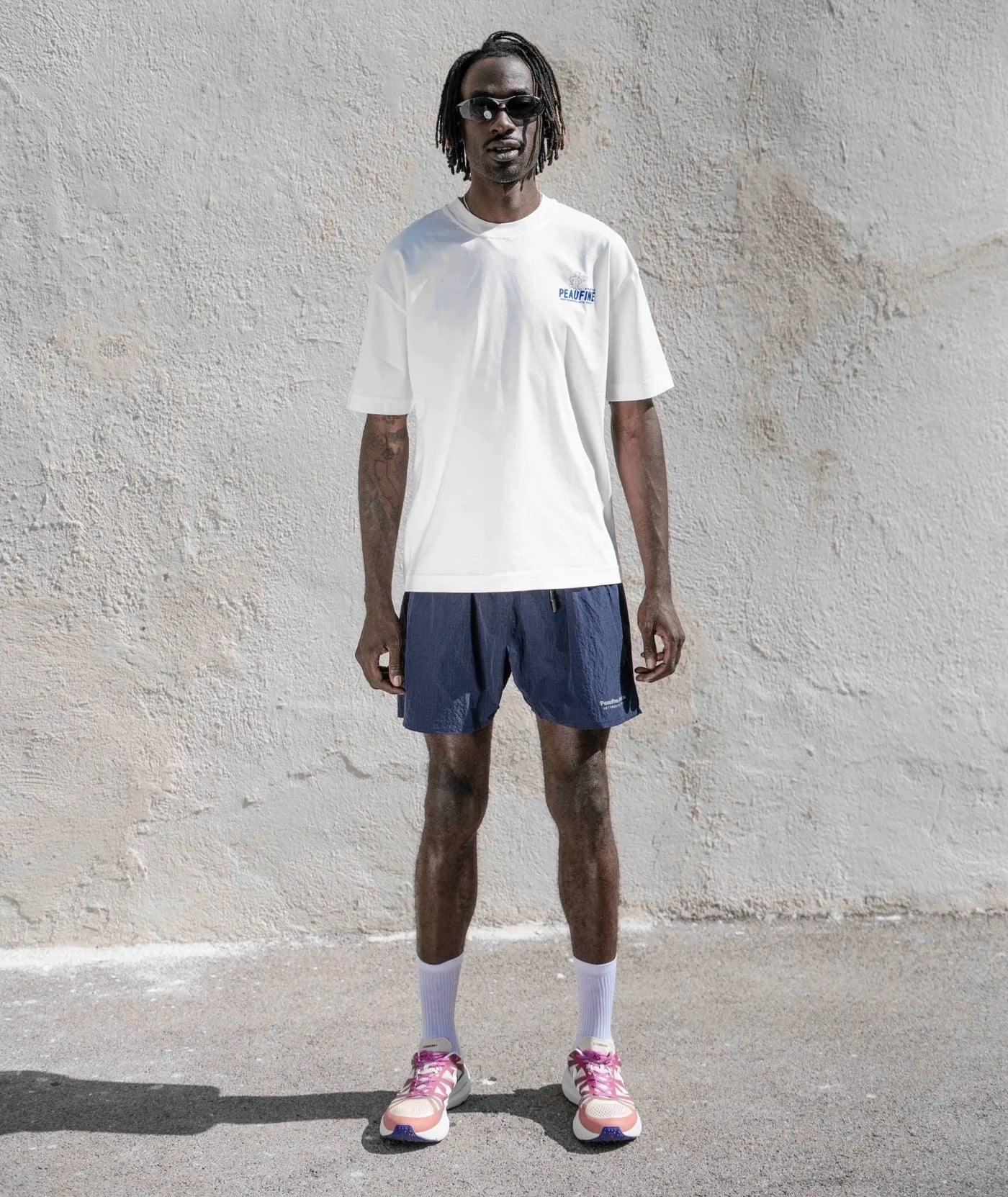 Peaufine Athletics - Oversize Organic T-shirt Dream On Kid - off white - Teeshirt Hommes