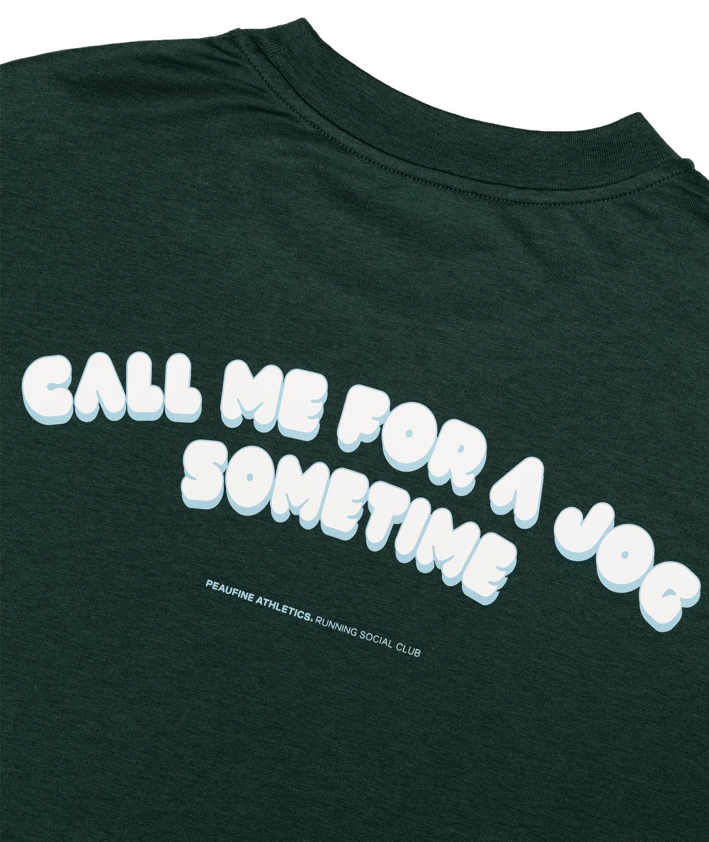 Peaufine Athletics - Wood T-shirt™ Call Me - pine Forest - Teeshirt Running Hommes