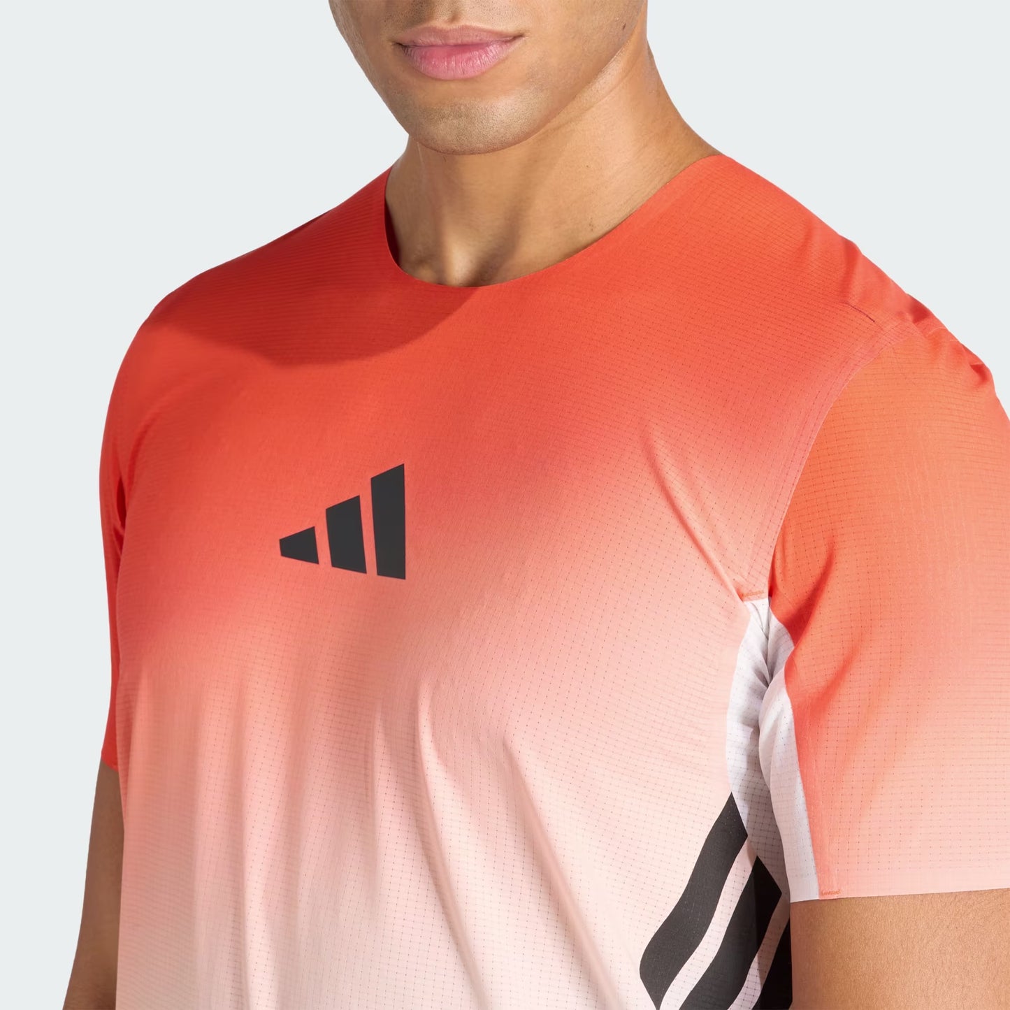 Adidas - Terrex Xperior Pro Tee - White / Semi Impact Orange - teeshirt running hommes