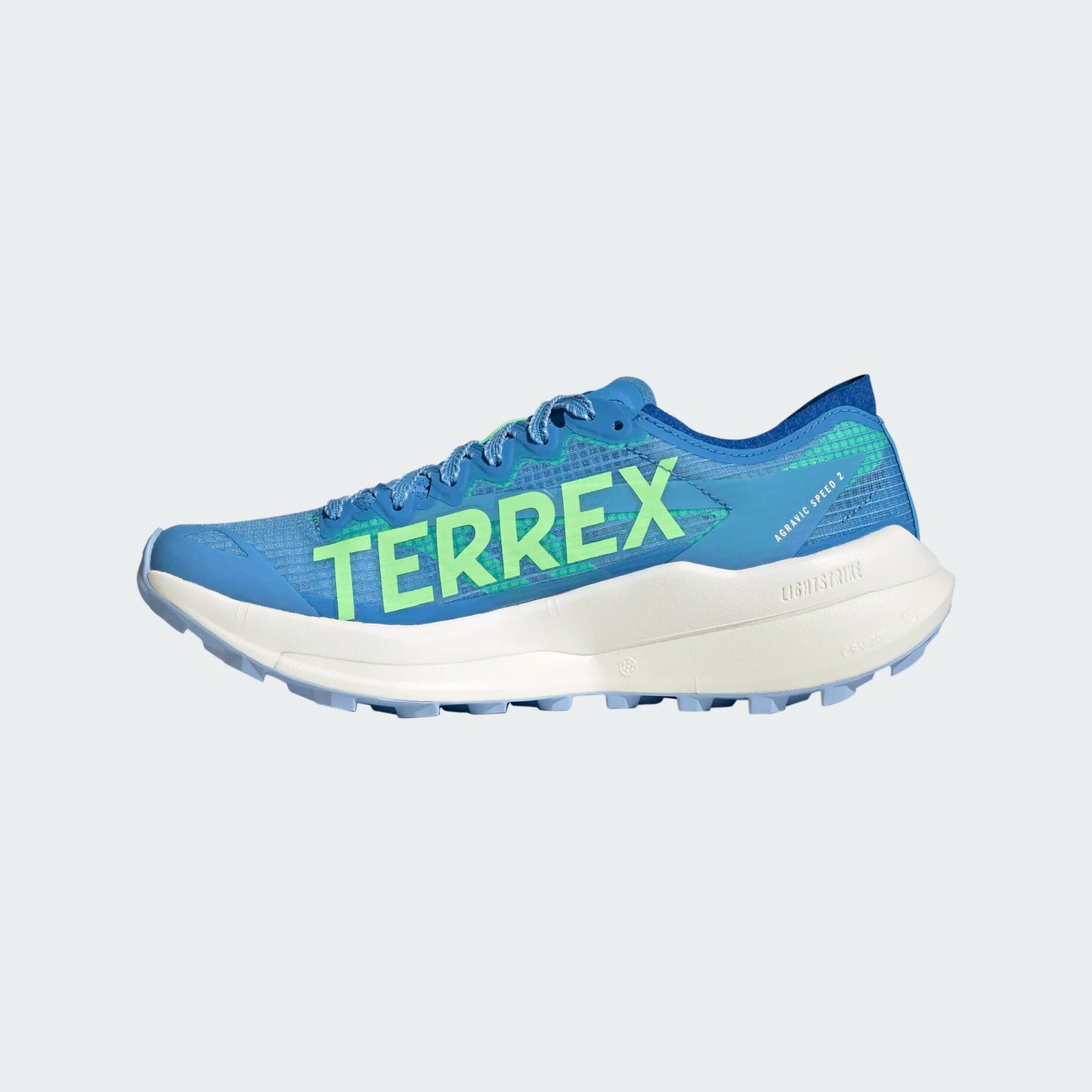 Adidas - Terrex Agravic Speed 2 - blue burst / dash grey / lime burst - Chaussures trail running femmes