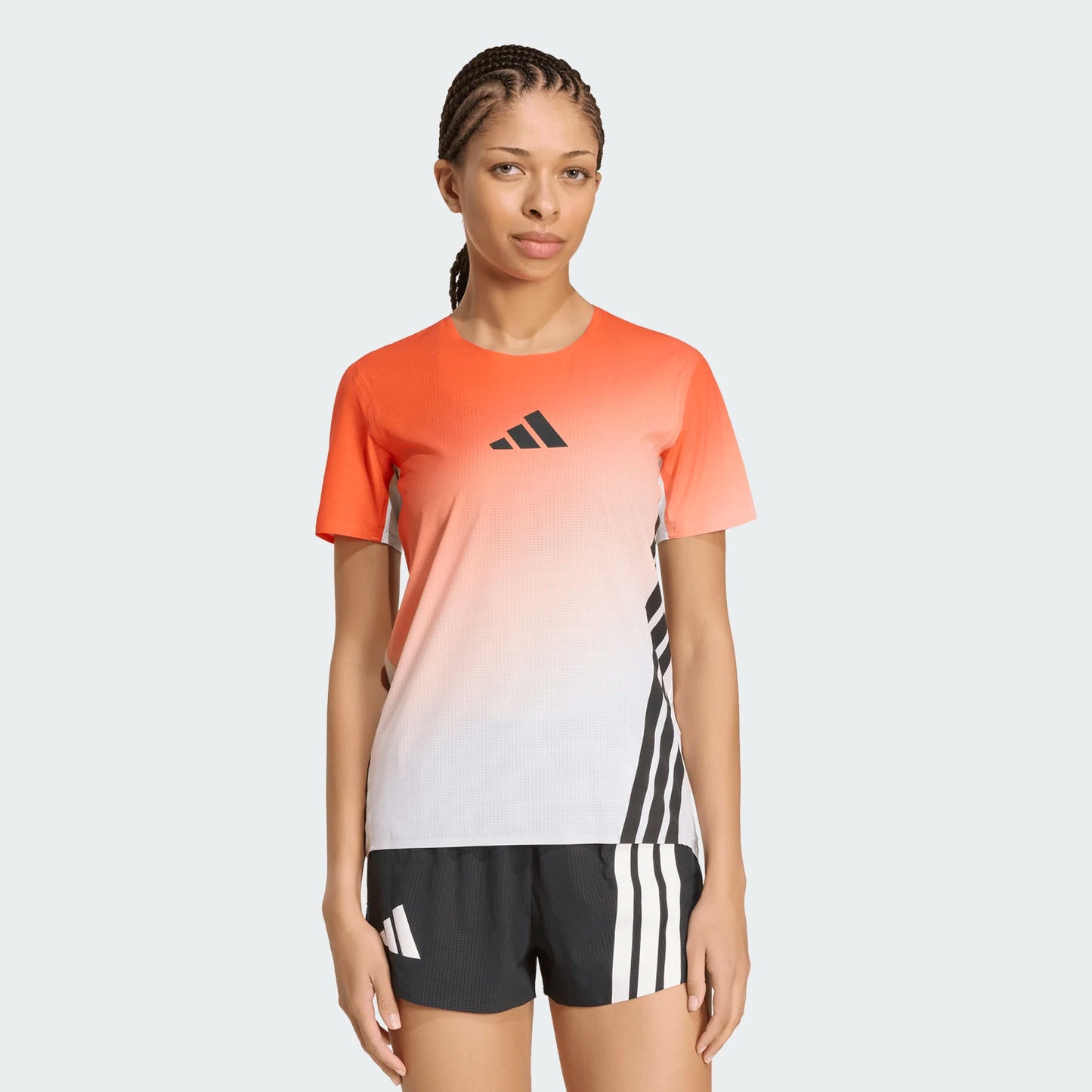 Adidas - Terrex Xperior Pro Tee - White / Semi Impact Orange - teeshirt running femmes