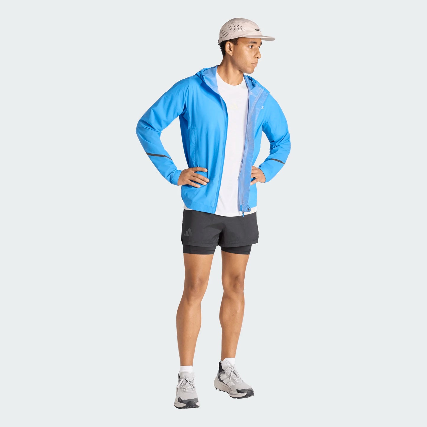 Adidas - Veste 2.5 couches Terrex Xperior Light RAIN.RDY - blue ray - Veste running hommes