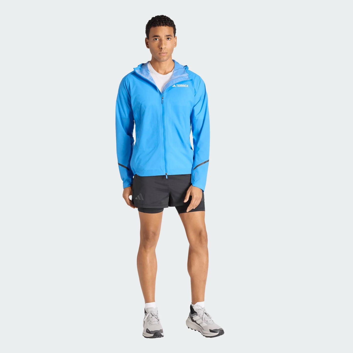 Adidas - Veste 2.5 couches Terrex Xperior Light RAIN.RDY - blue ray - Veste running hommes
