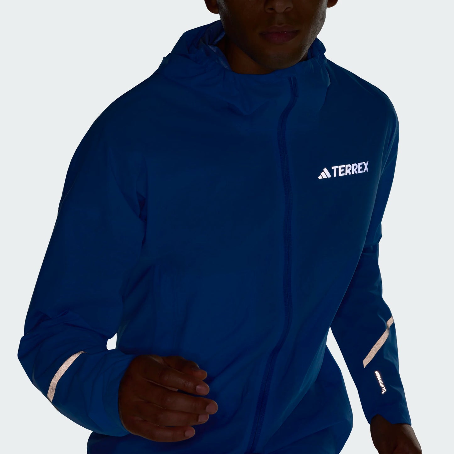 Adidas - Veste 2.5 couches Terrex Xperior Light RAIN.RDY - blue ray - Veste running hommes