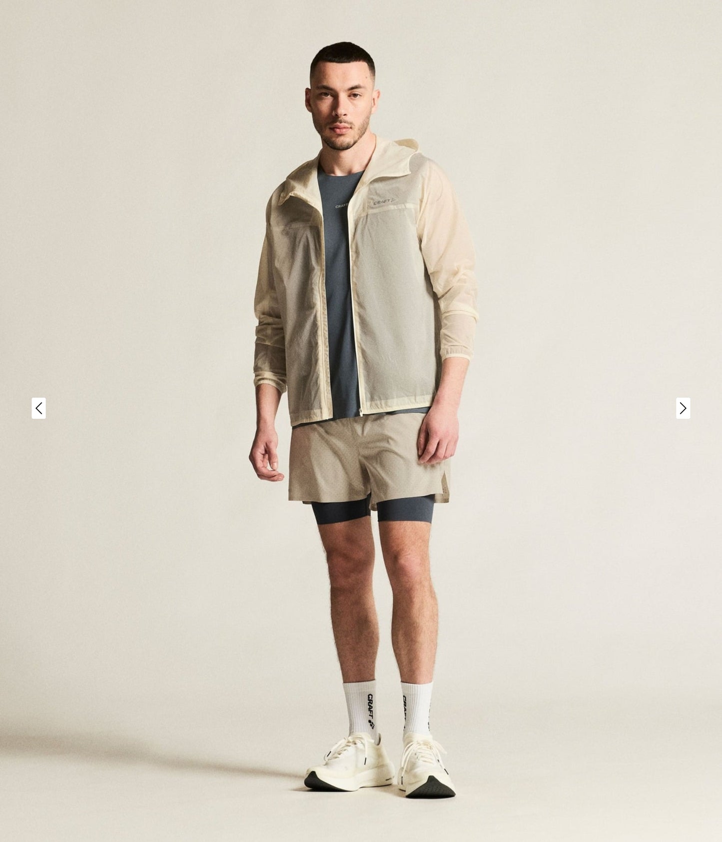 Craft - Hypervent Light Wind Jacket - tofu - Veste running hommes