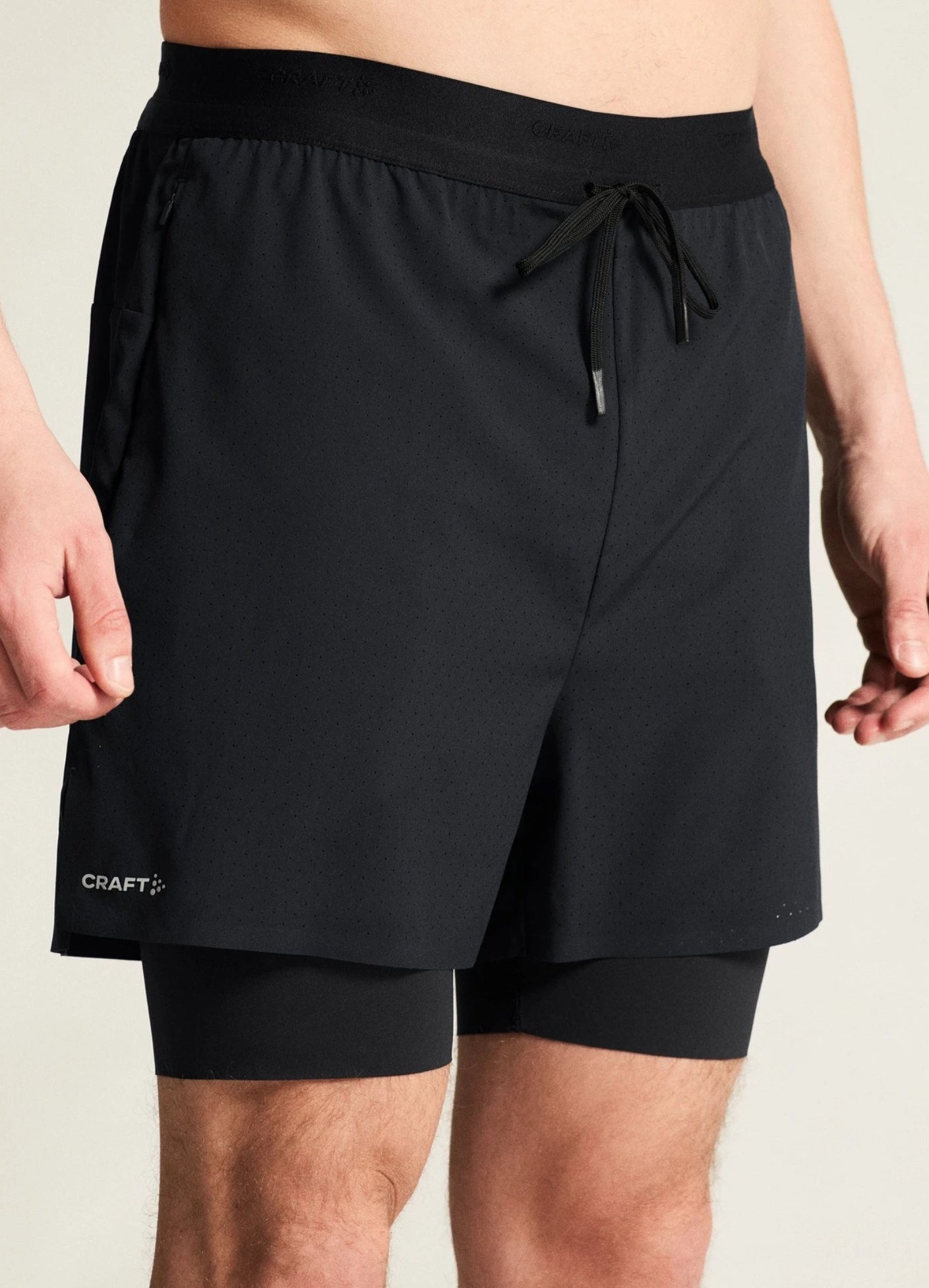 Craft - Hypervent 2-in-1 Shorts - black - Short running hommes