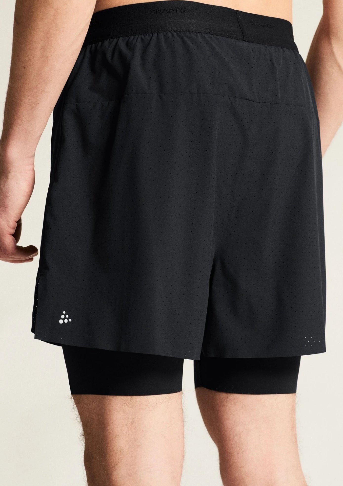 Craft - Hypervent 2-in-1 Shorts - black - Short running hommes