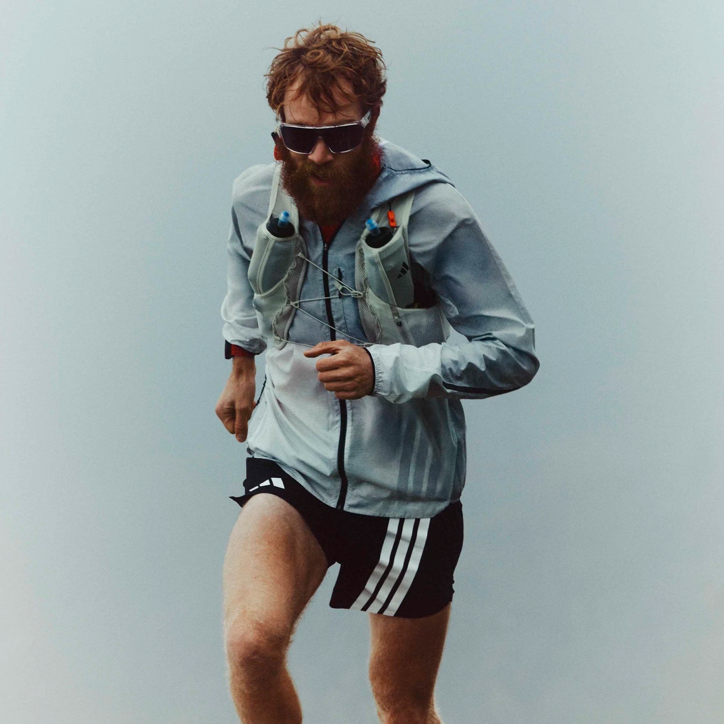 Adidas - Terrex Xperior Clima365 Light Windweave Jacket - white / black - Veste running hommes