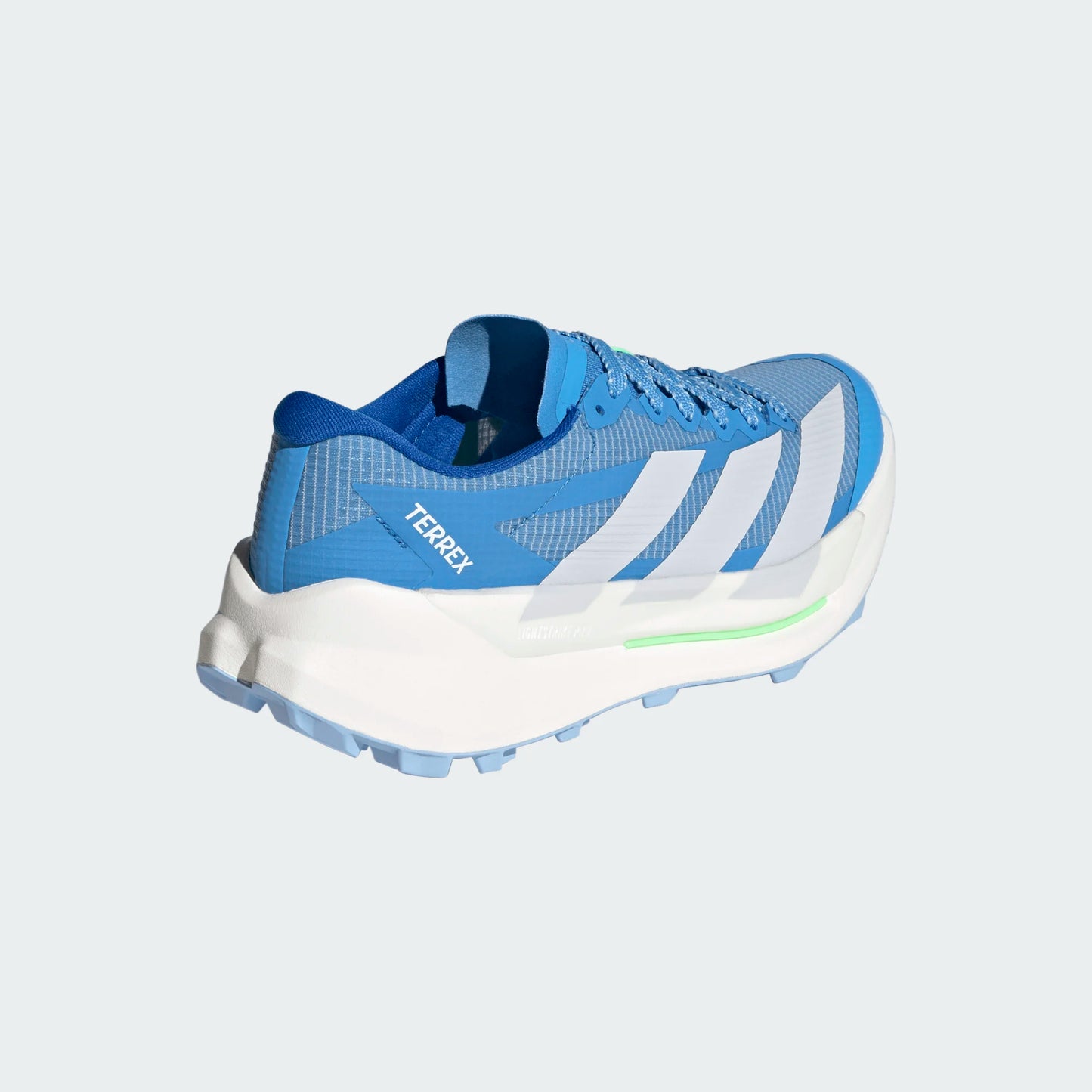 Adidas - Terrex Agravic TT  W - blue burst / dash grey / lime burst  - Chaussures Trail running femmes