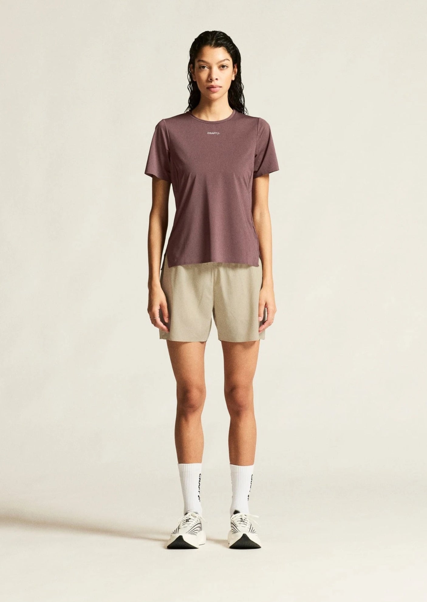 Craft - PRO Trail SS Tee 2 W - flint - Teeshirt running femmes