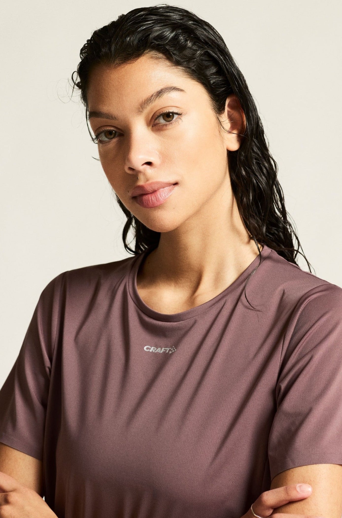 Craft - PRO Trail SS Tee 2 W - flint - Teeshirt running femmes