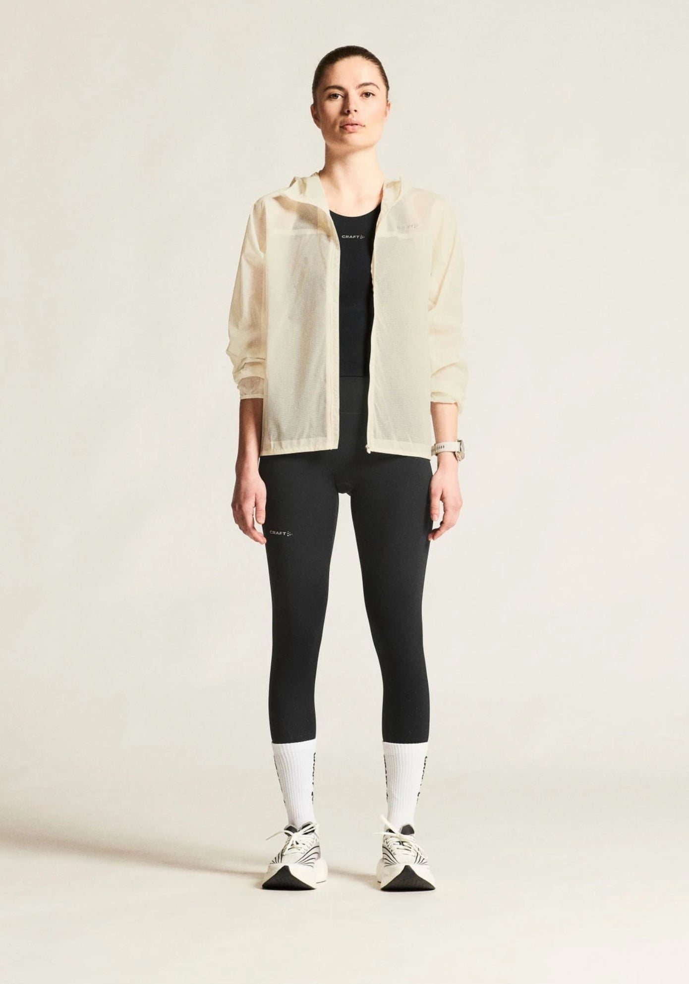 Craft - Hypervent Light Wind Jacket W - tofu - Veste running femmes