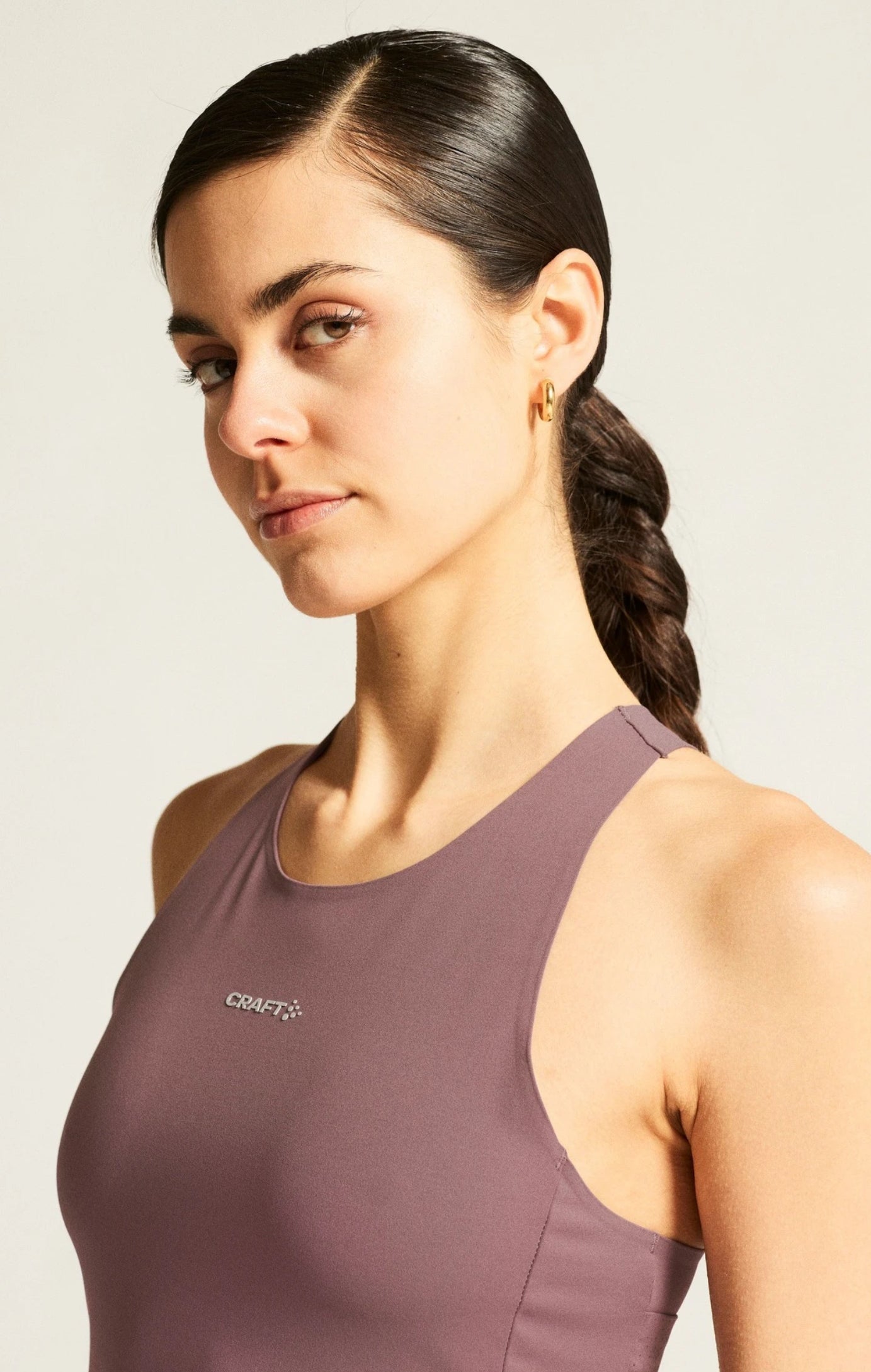 Craft - Hypervent Cropped Pocket Singlet W - flint - débardeur running femmes