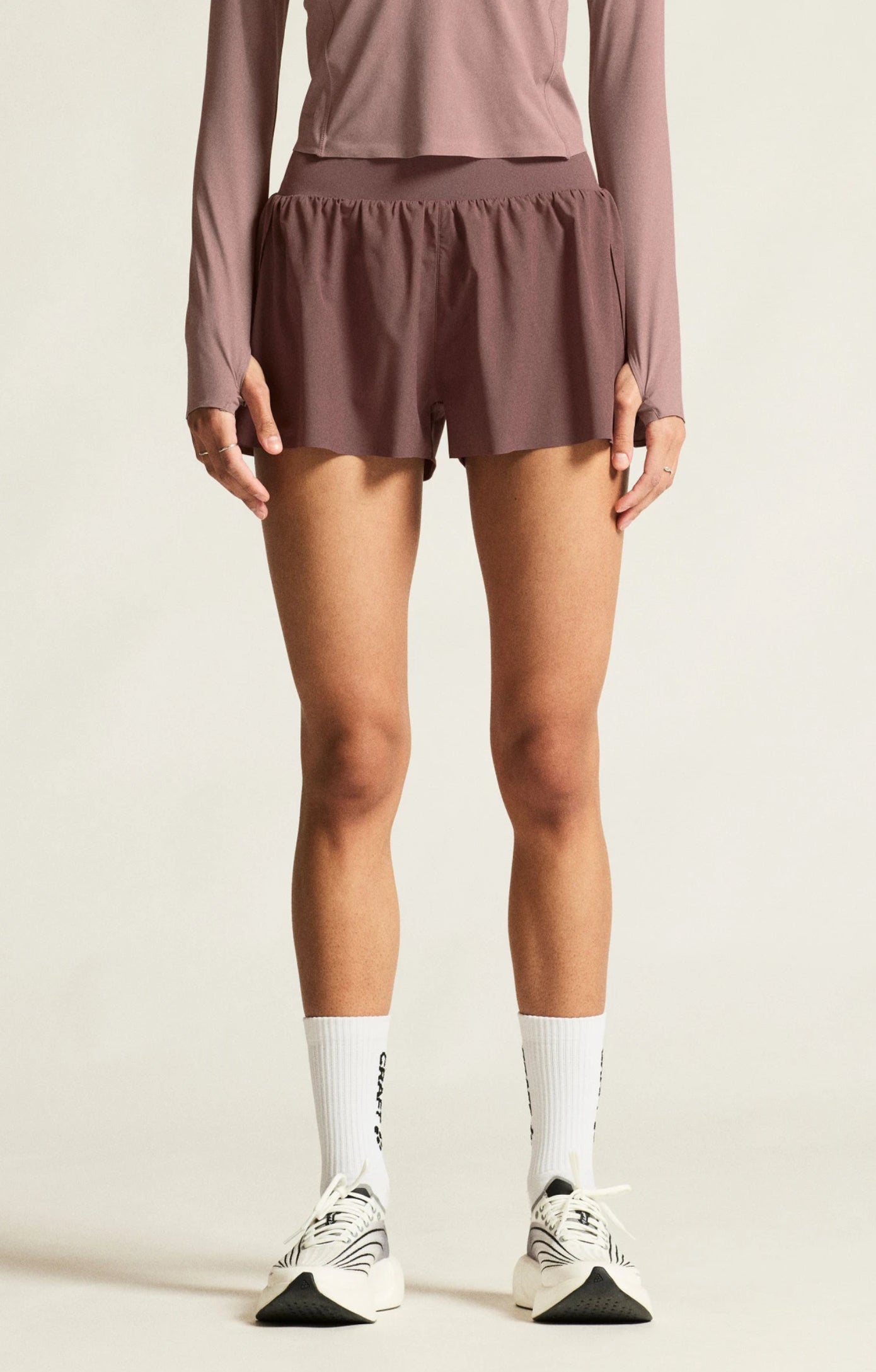 Craft - Hypervent Wide Shorts W - flint - Short running femmes