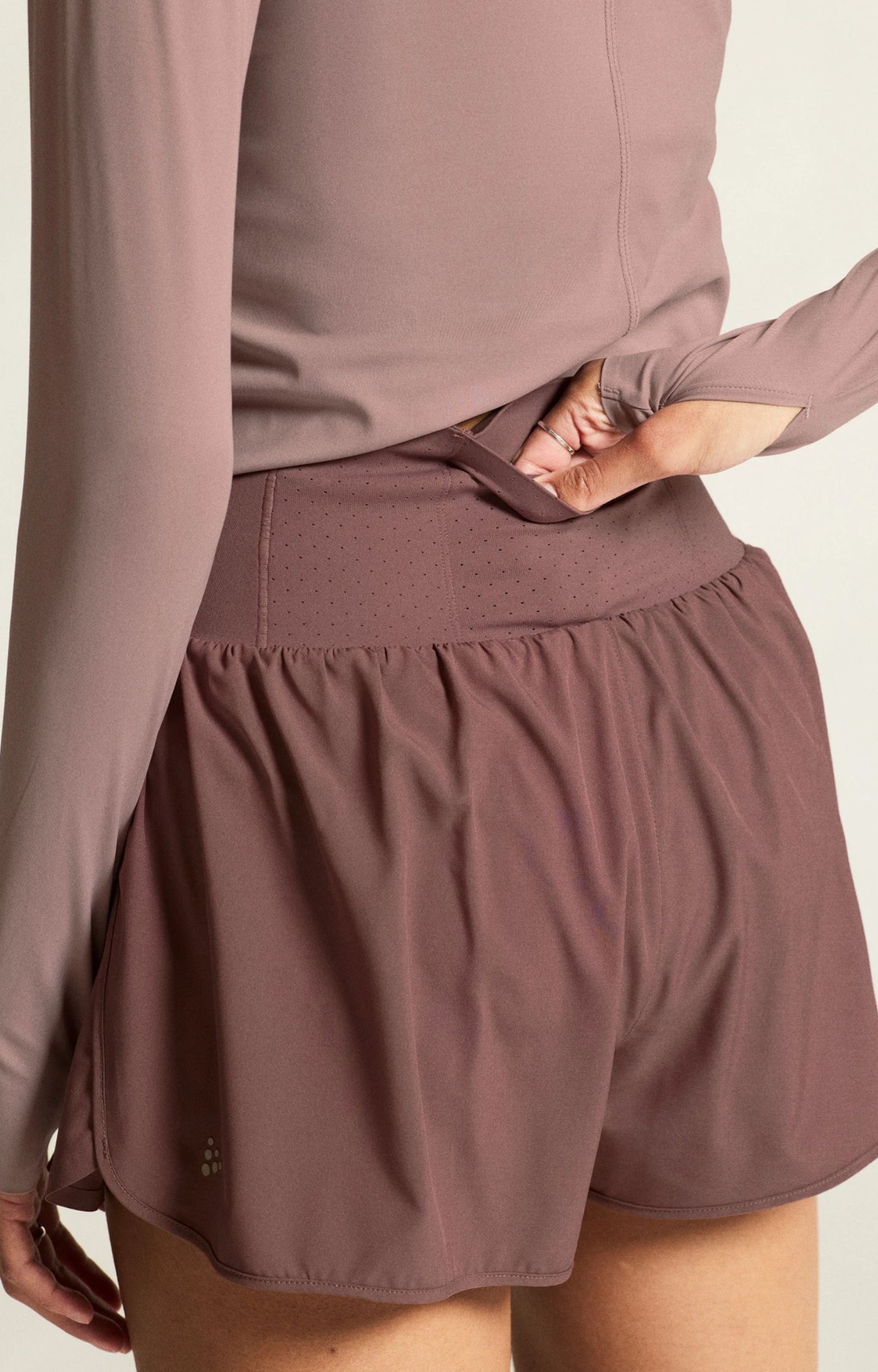 Craft - Hypervent Wide Shorts W - flint - Short running femmes