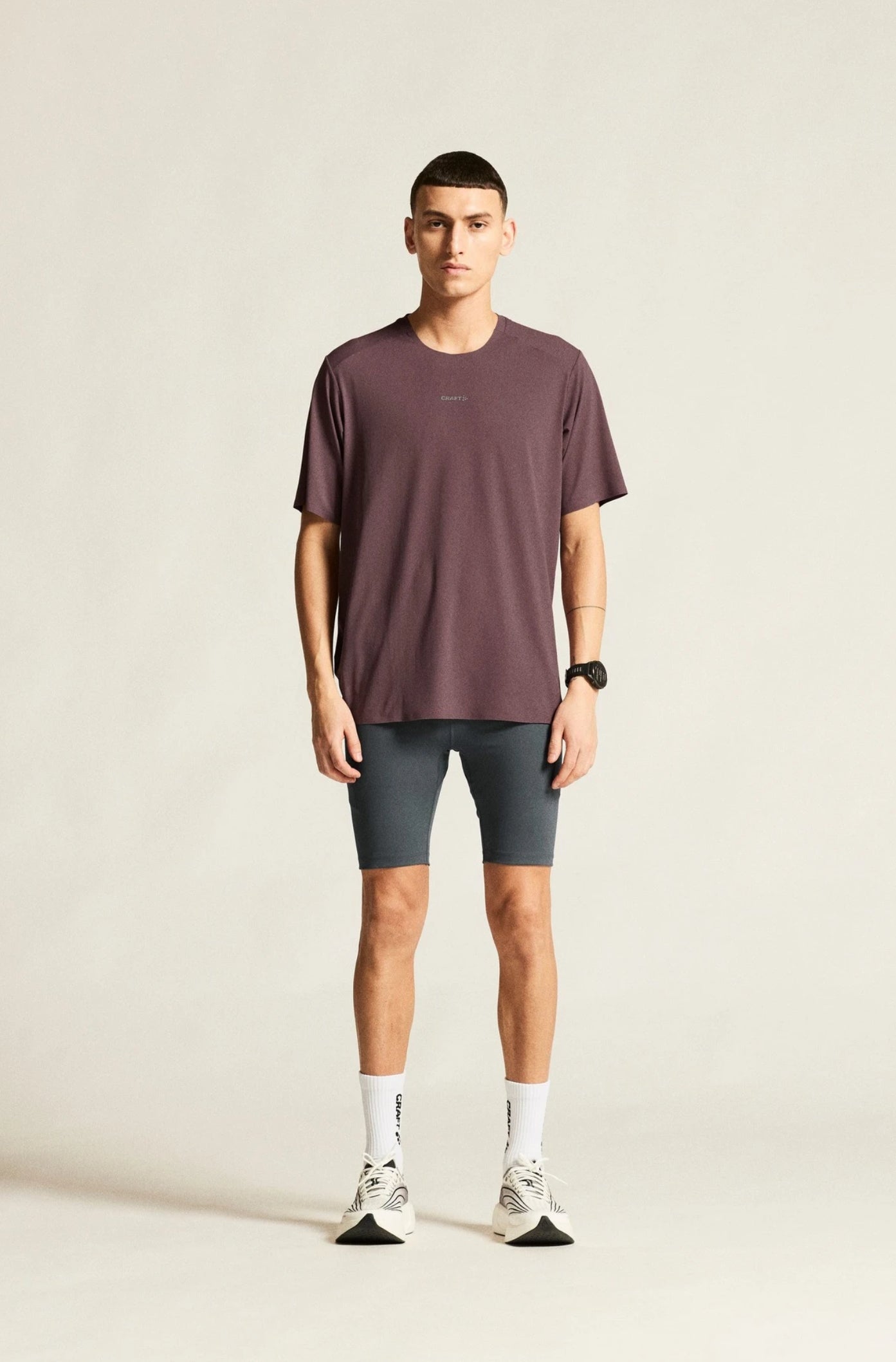 Craft - Hypervent Tee - flint - Teeshirt running hommes