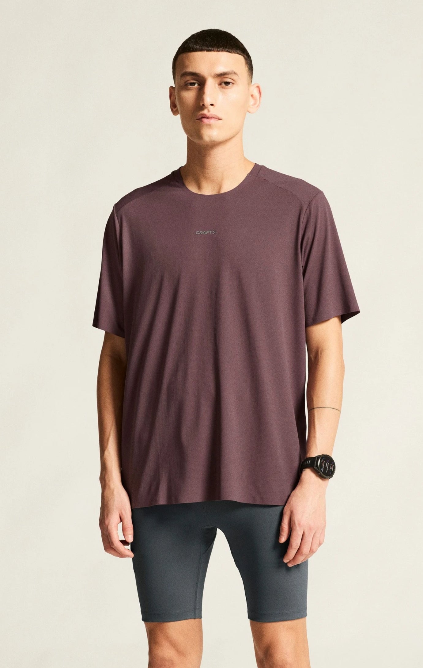 Craft - Hypervent Tee - flint - Teeshirt running hommes