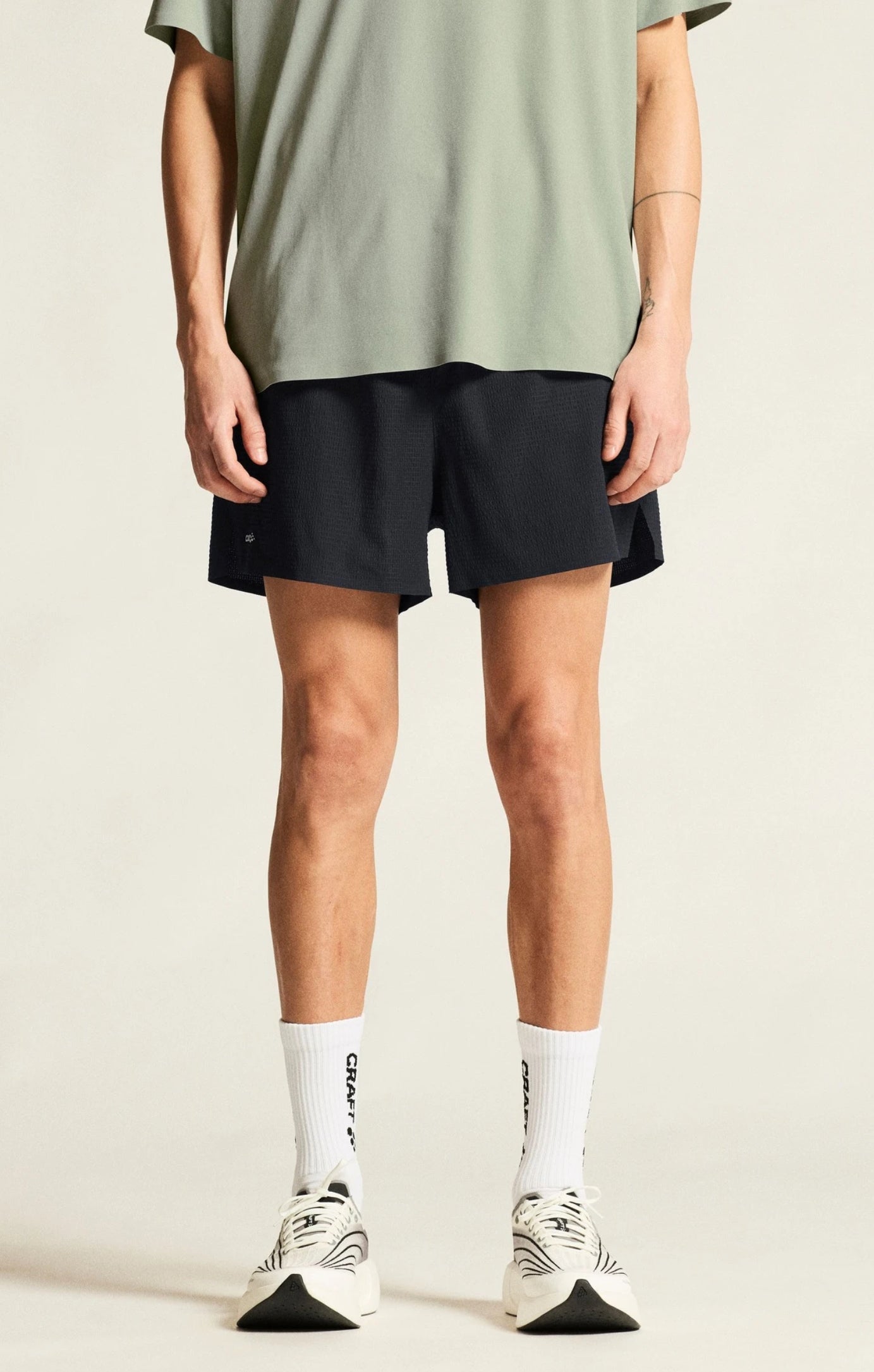 Craft - Hypervent Structure Shorts - black - Short running hommes