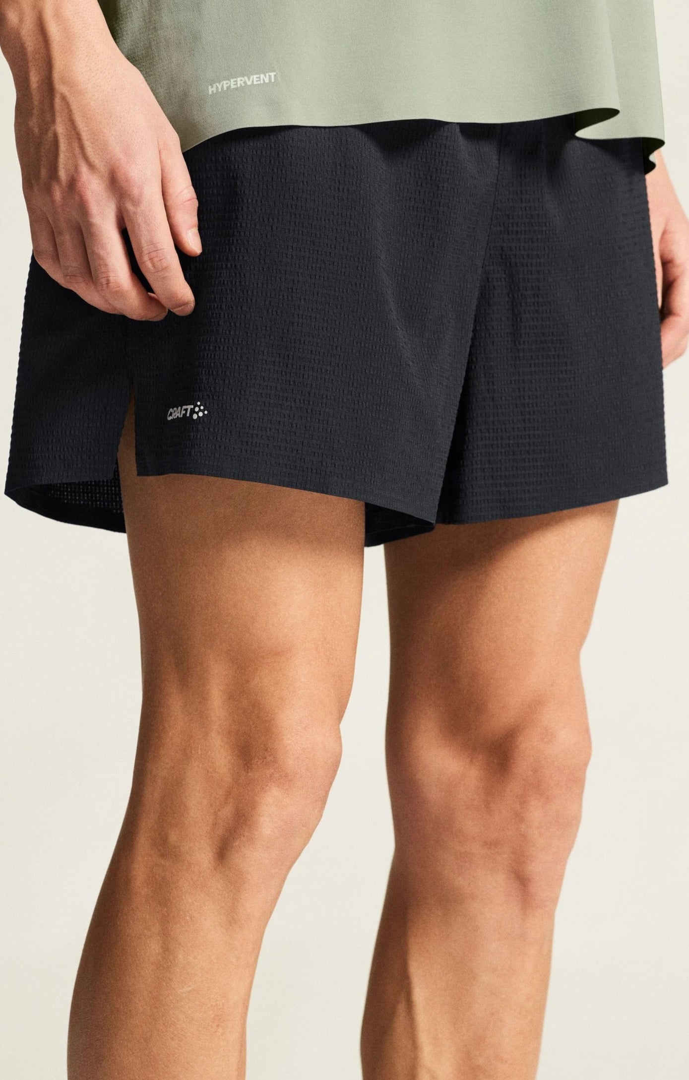 Craft - Hypervent Structure Shorts - black - Short running hommes