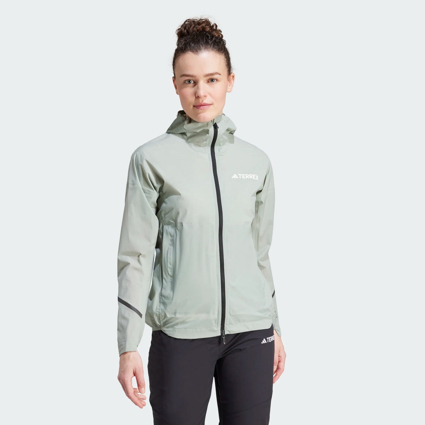 Adidas - Veste 2.5 couches Terrex Xperior Light RAIN.RDY - silver green - Veste running femmes