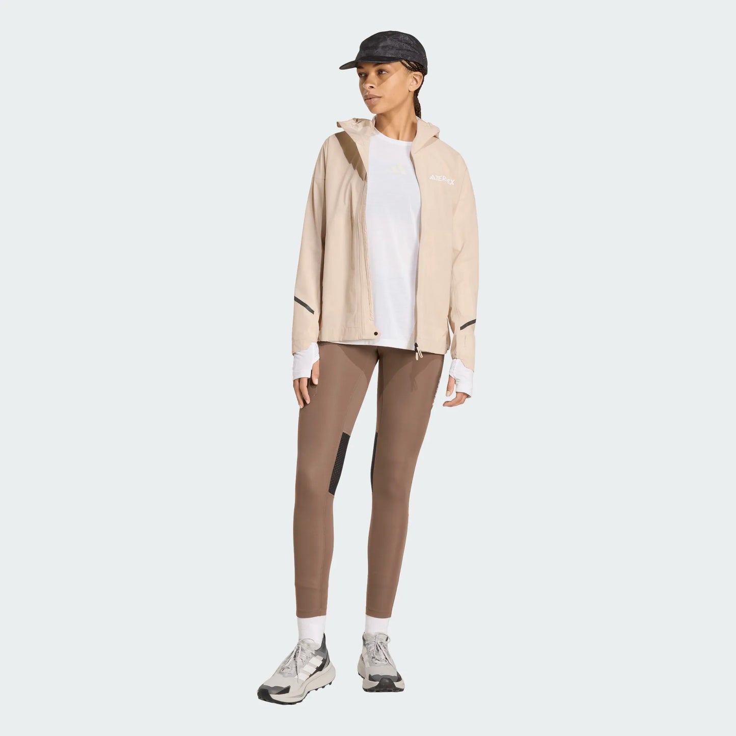 Adidas - Veste 2.5 couches Terrex Xperior Light RAIN.RDY - wonder taupe - Veste running femmes