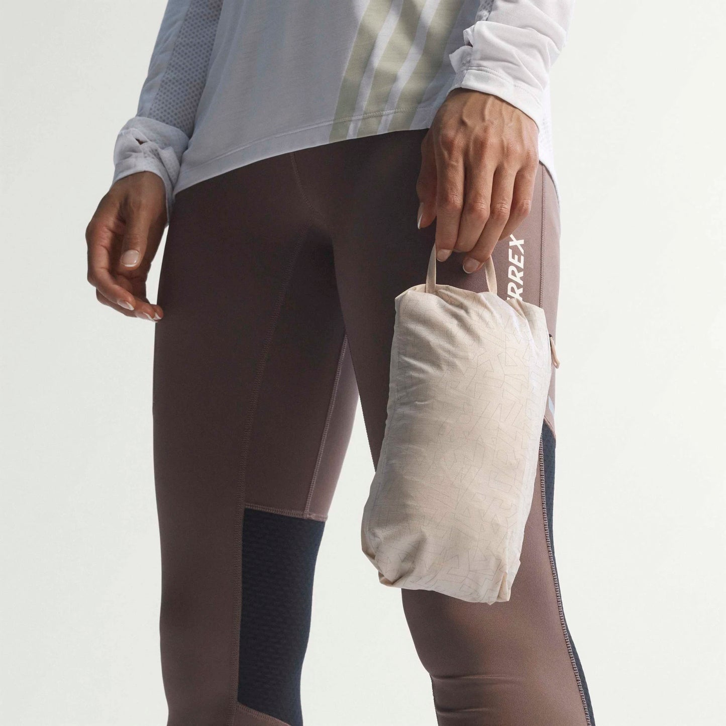 Adidas - Veste 2.5 couches Terrex Xperior Light RAIN.RDY - wonder taupe - Veste running femmes