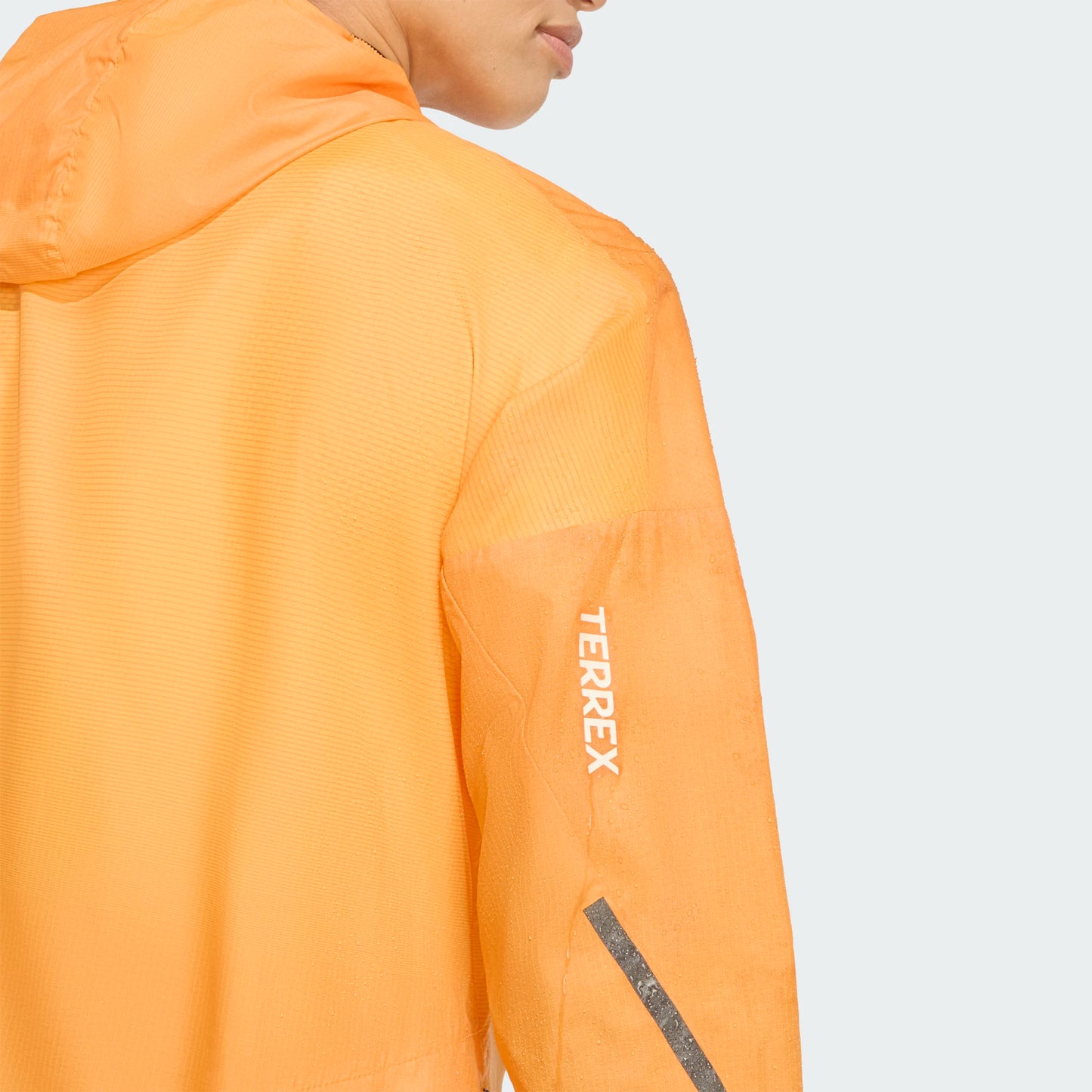 Adidas - Terrex Xperior Clima365 Light Windweave Jacket - Semi Impact Orange / Pure Tangerine - Veste running femmes