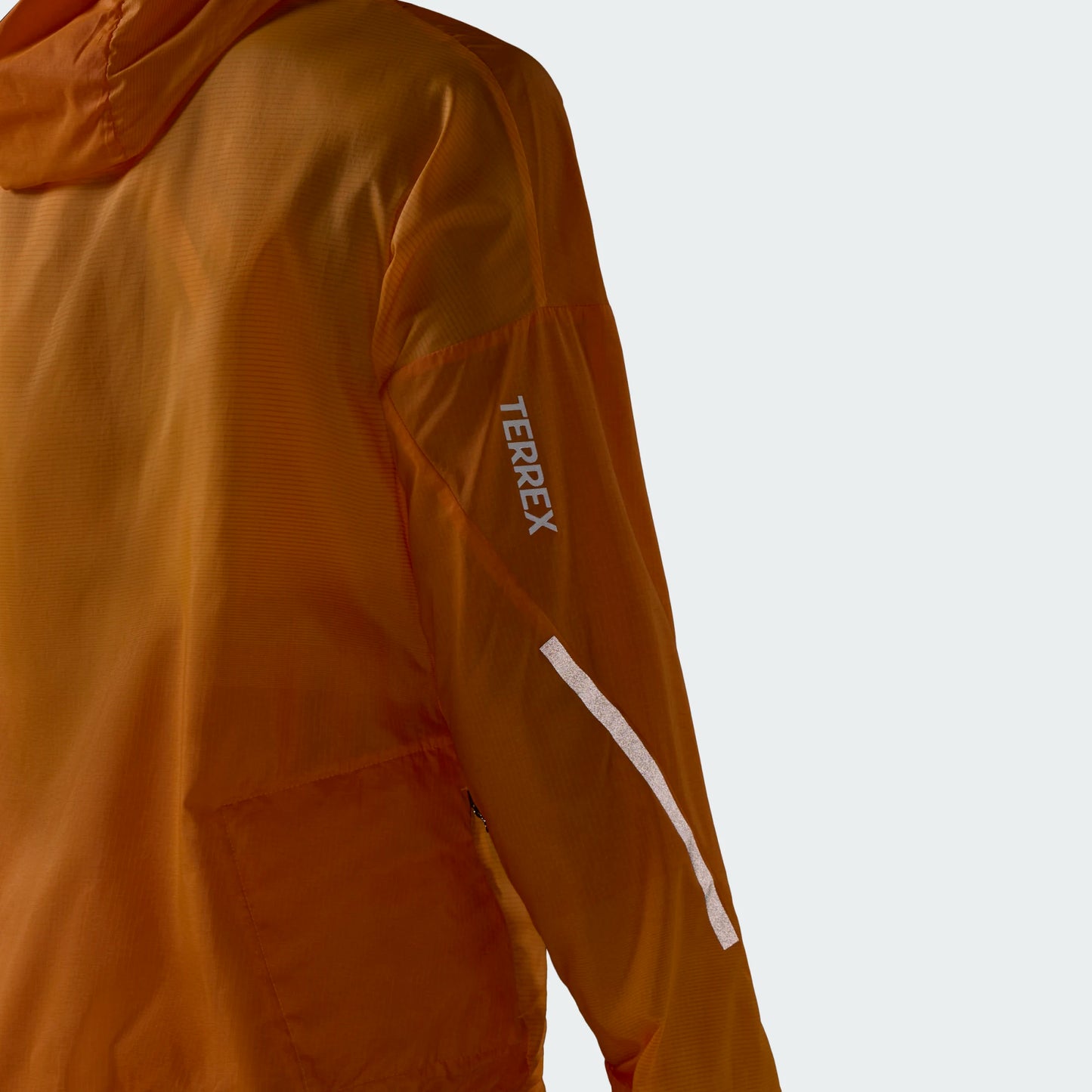 Adidas - Terrex Xperior Clima365 Light Windweave Jacket - Semi Impact Orange / Pure Tangerine - Veste running femmes