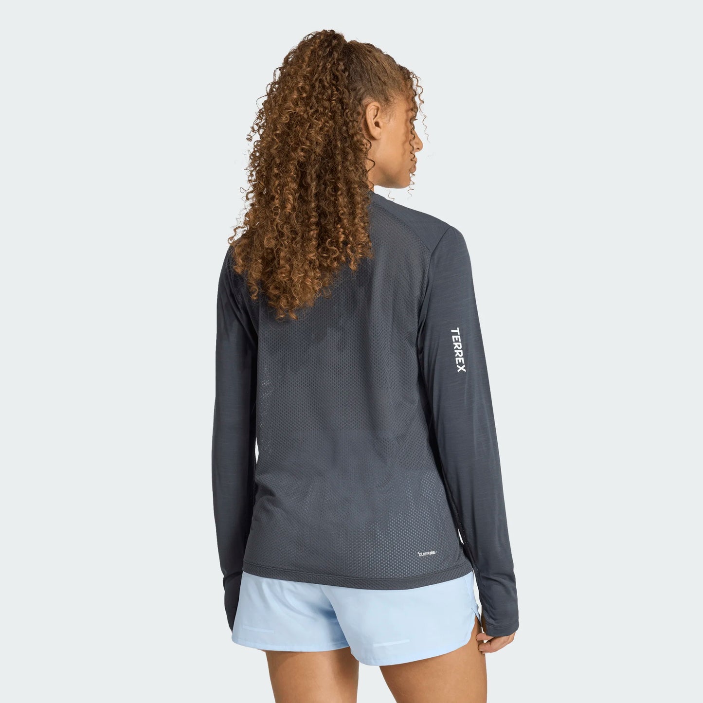 Adidas - Xperior LS Tee - carbon - teeshirt Running femmes