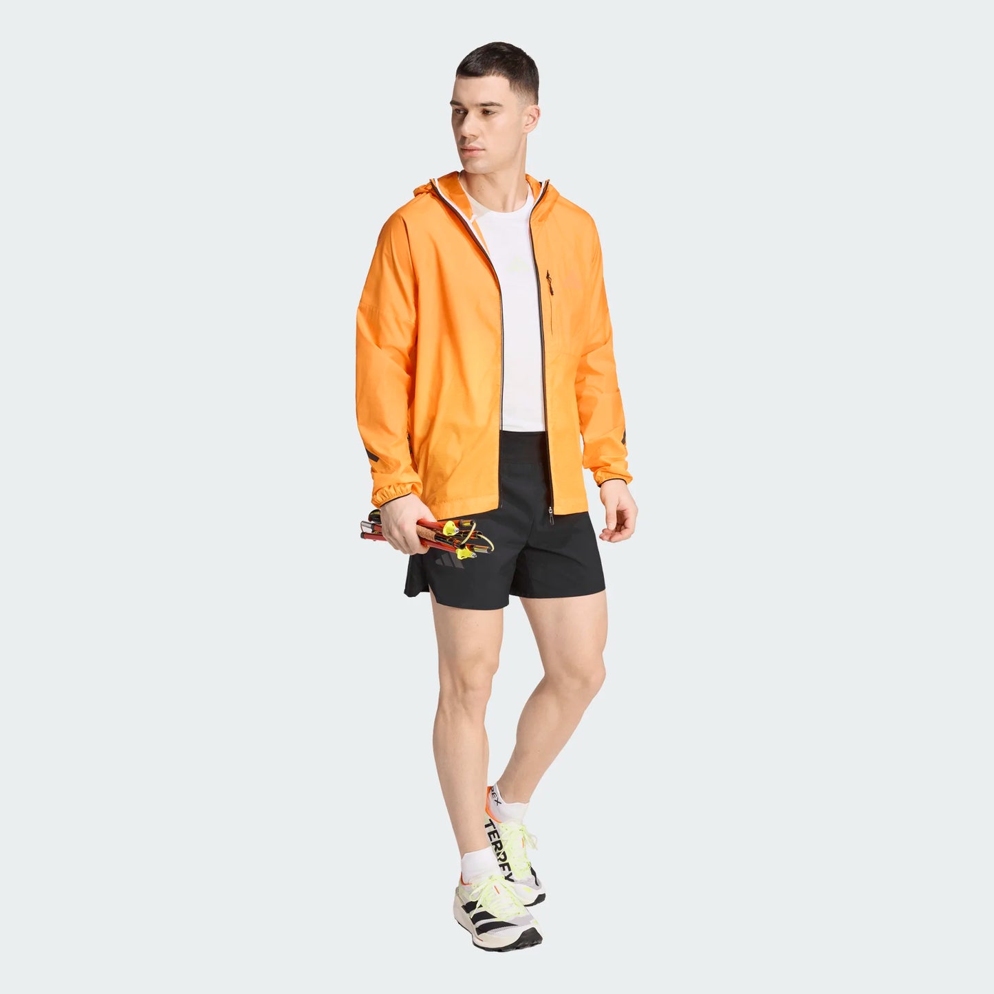 Adidas - Terrex Xperior Clima365 Light Windweave Jacket - Semi Impact Orange / Pure Tangerine - Veste running hommes