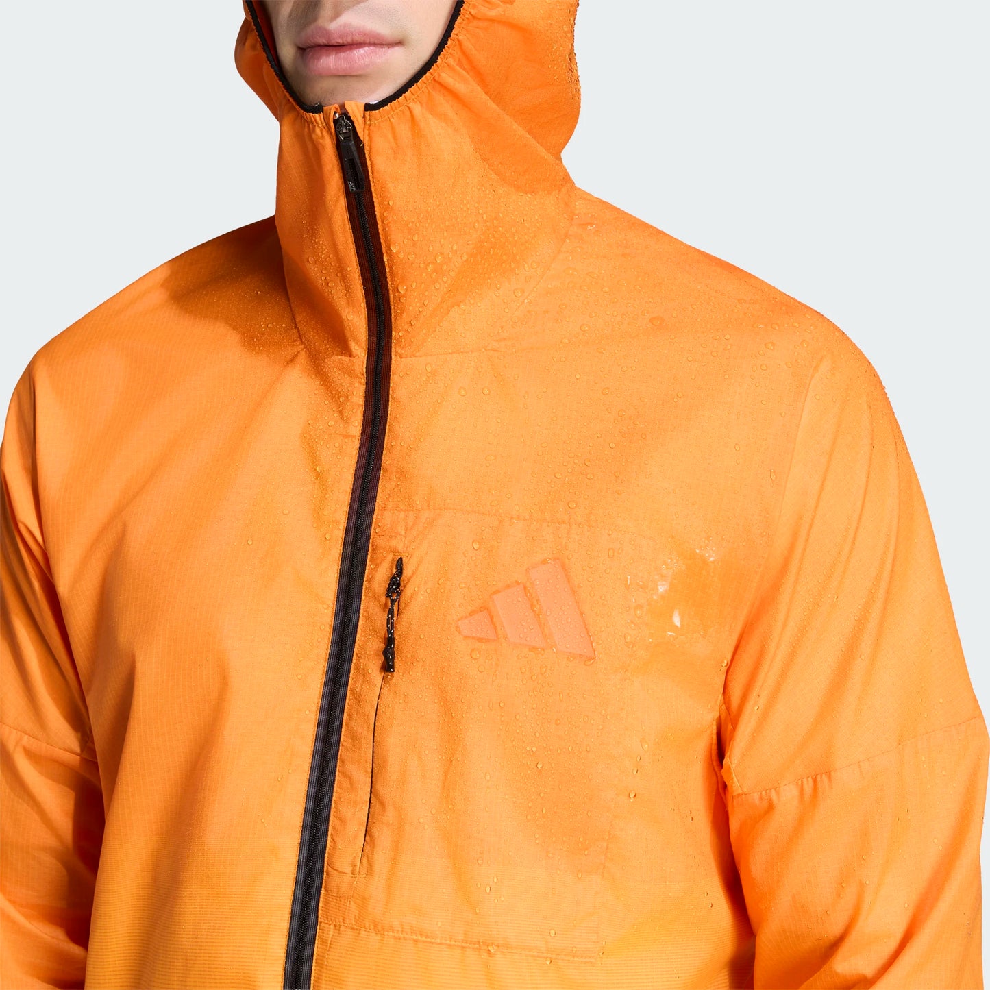 Adidas - Terrex Xperior Clima365 Light Windweave Jacket - Semi Impact Orange / Pure Tangerine - Veste running hommes