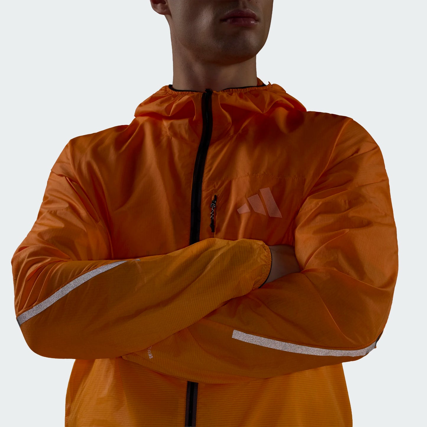 Adidas - Terrex Xperior Clima365 Light Windweave Jacket - Semi Impact Orange / Pure Tangerine - Veste running hommes