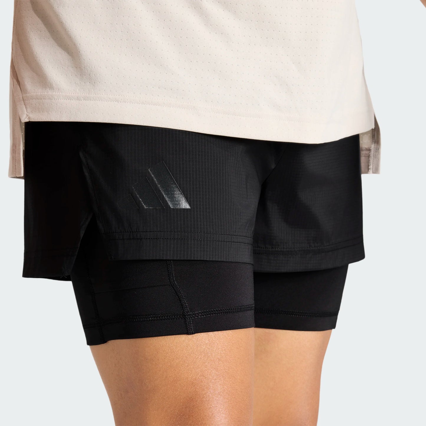 Adidas - Terrex Xploric 2in1 Short - black - Short running hommes